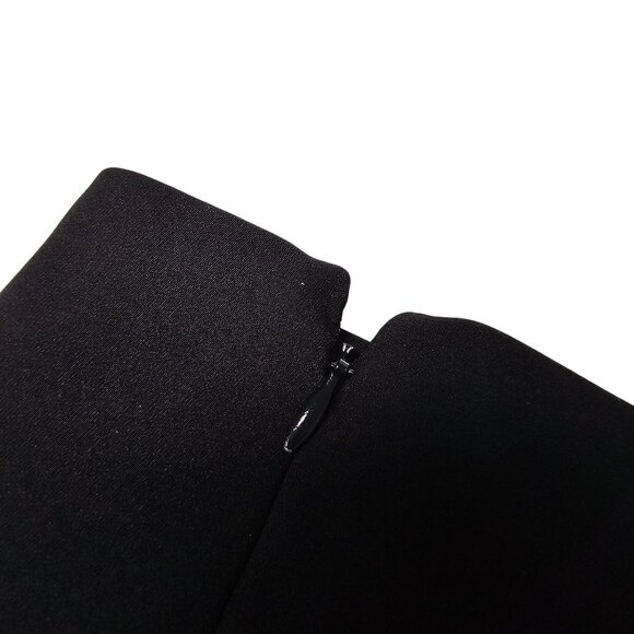 I.AM.GIA Women's Asymmetric Crop Top One Shoulder Strap Side Zip Black XS - Picture 4 of 11